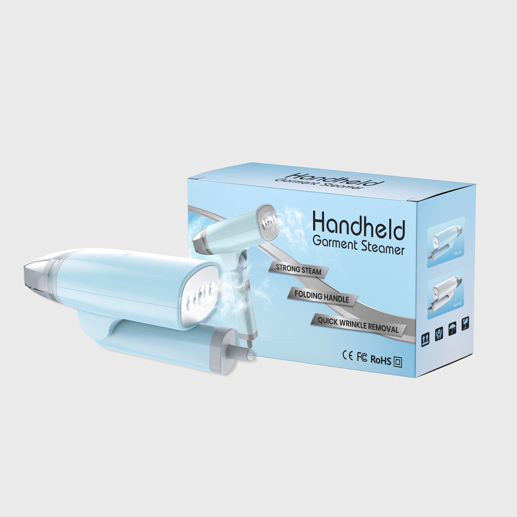 Portable & Foldable Garment Steamer – 1300W Powerful Home & Travel Steamer